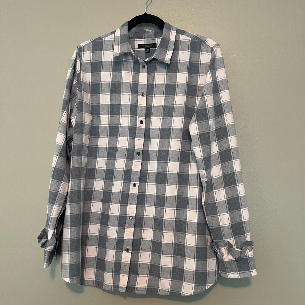 Flannel Shirt, Womens, Banana Republic,  EUC, XL - Picture 2 of 9